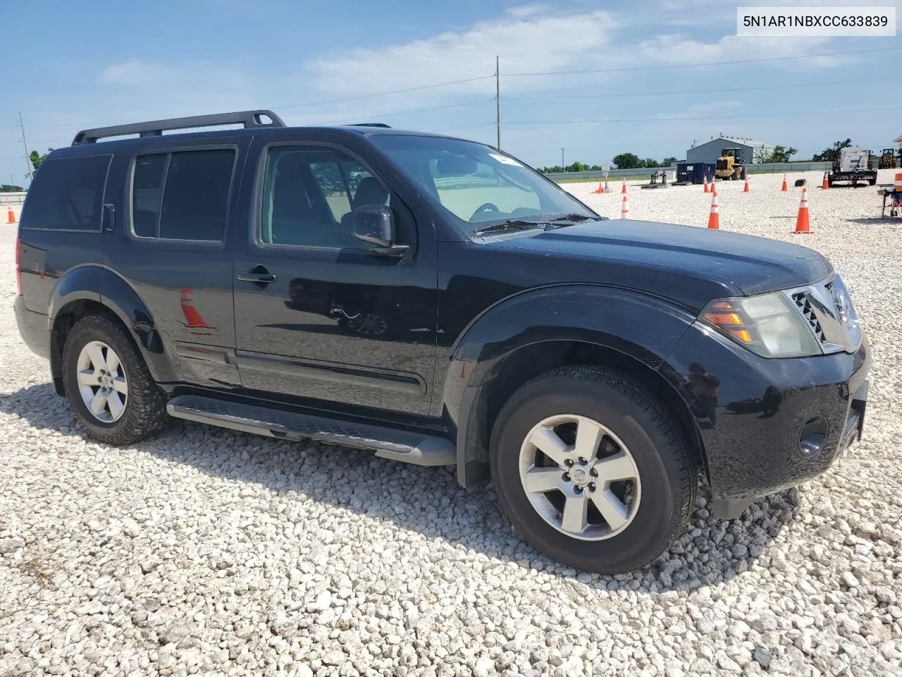 2012 Nissan Pathfinder S VIN: 5N1AR1NBXCC633839 Lot: 54461324