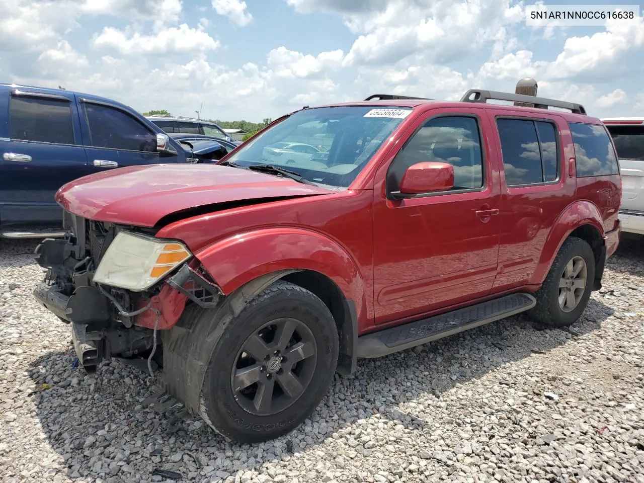 5N1AR1NN0CC616638 2012 Nissan Pathfinder S