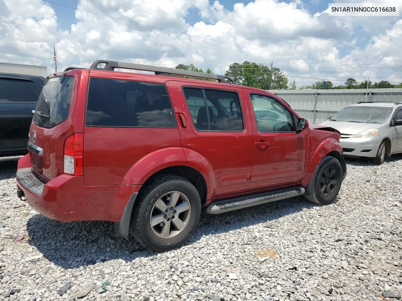 5N1AR1NN0CC616638 2012 Nissan Pathfinder S