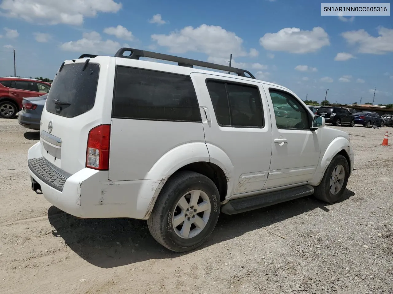 2012 Nissan Pathfinder S VIN: 5N1AR1NN0CC605316 Lot: 62082504