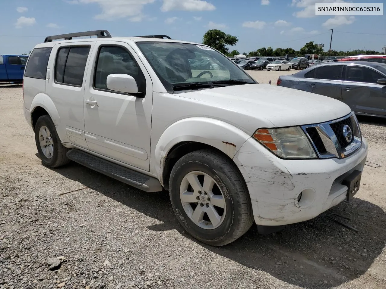 5N1AR1NN0CC605316 2012 Nissan Pathfinder S