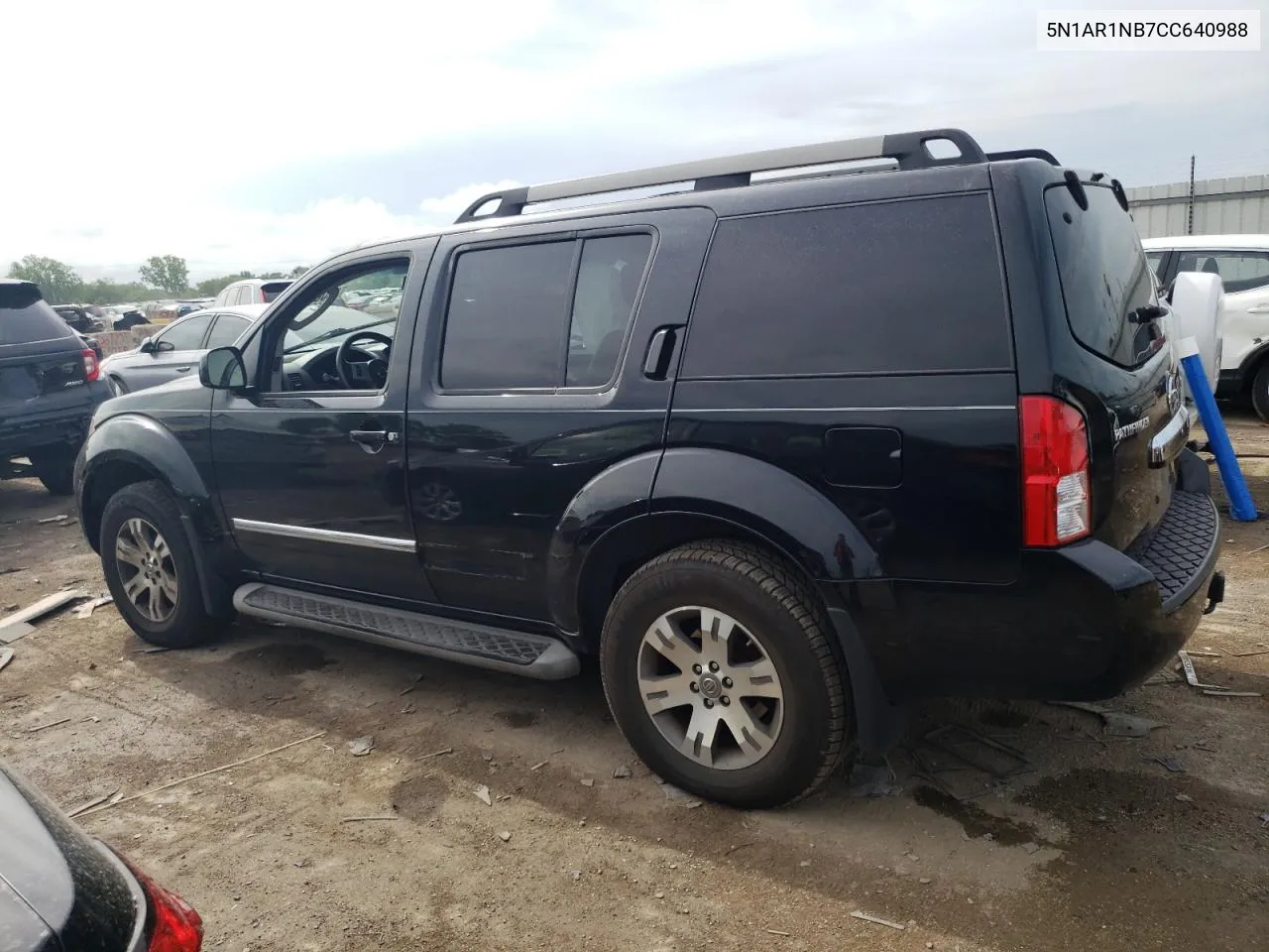 2012 Nissan Pathfinder S VIN: 5N1AR1NB7CC640988 Lot: 65000794