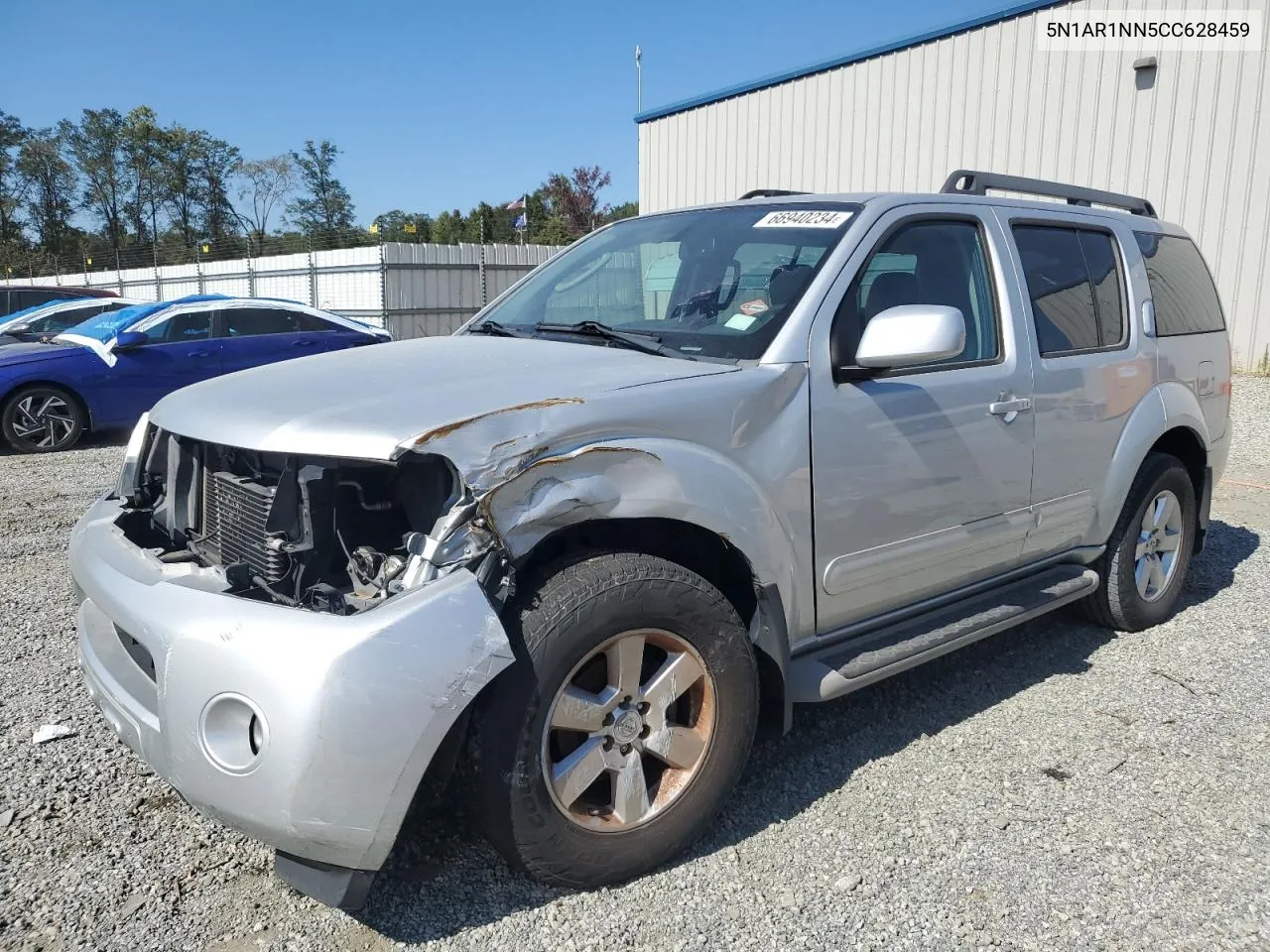 2012 Nissan Pathfinder S VIN: 5N1AR1NN5CC628459 Lot: 66940234