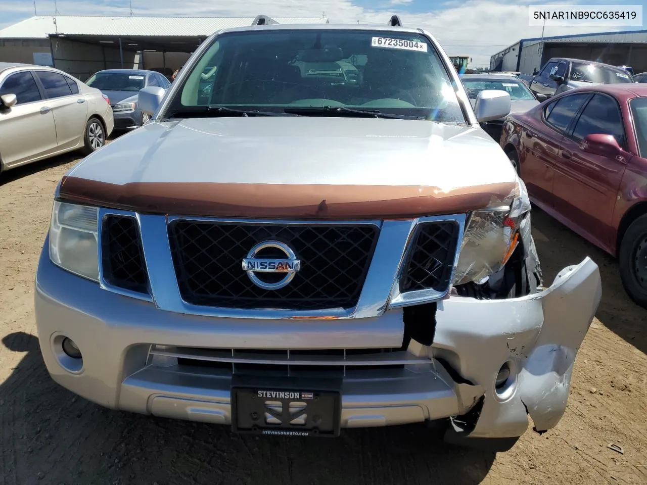 2012 Nissan Pathfinder S VIN: 5N1AR1NB9CC635419 Lot: 67235004