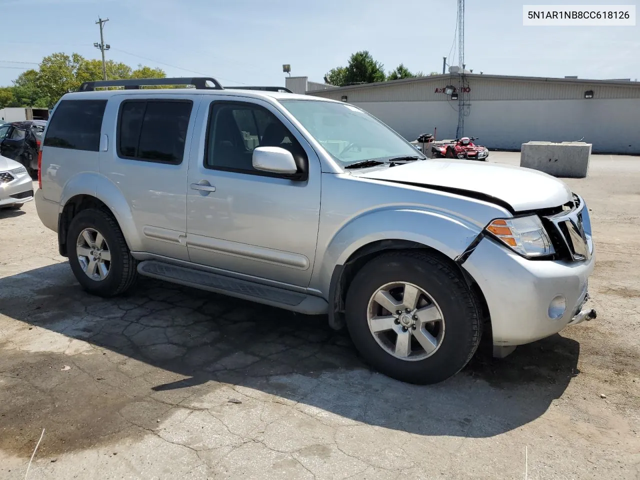 2012 Nissan Pathfinder S VIN: 5N1AR1NB8CC618126 Lot: 67608754