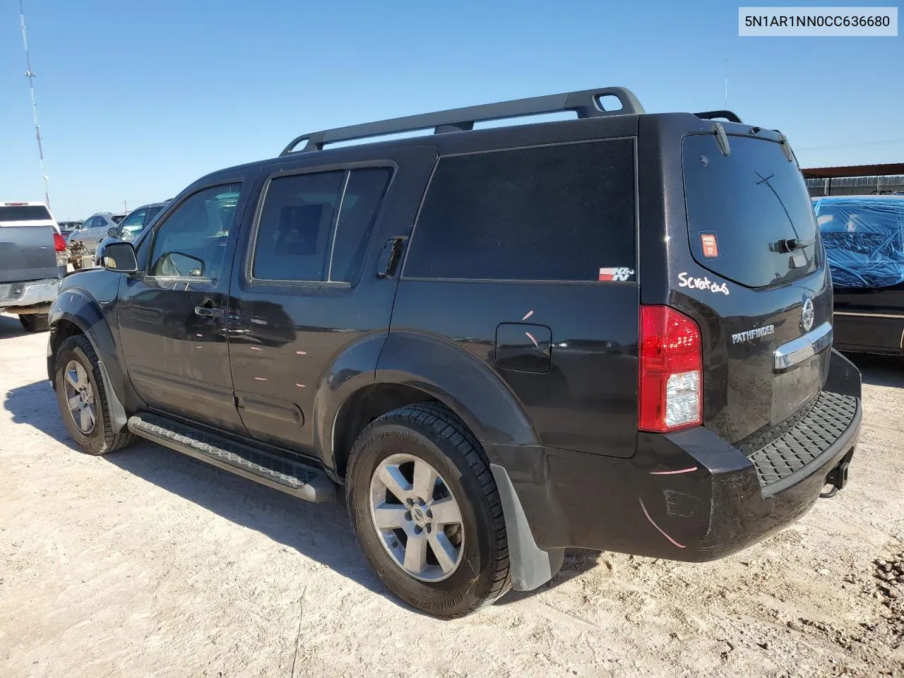 2012 Nissan Pathfinder S VIN: 5N1AR1NN0CC636680 Lot: 67920184