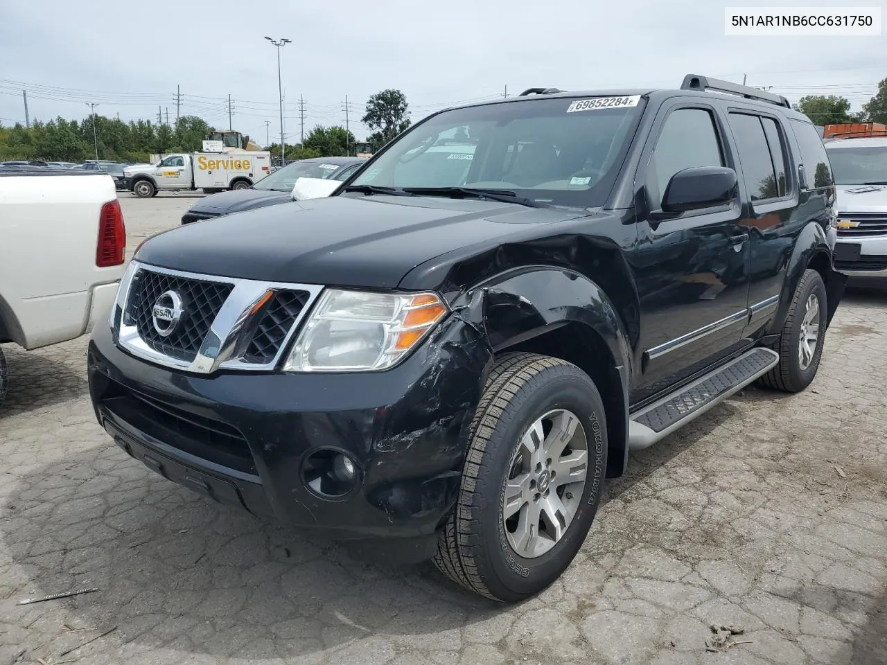 2012 Nissan Pathfinder S VIN: 5N1AR1NB6CC631750 Lot: 69852284