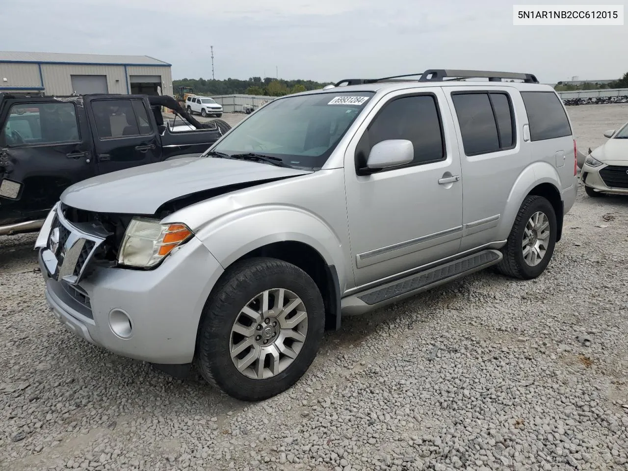 2012 Nissan Pathfinder S VIN: 5N1AR1NB2CC612015 Lot: 69931284