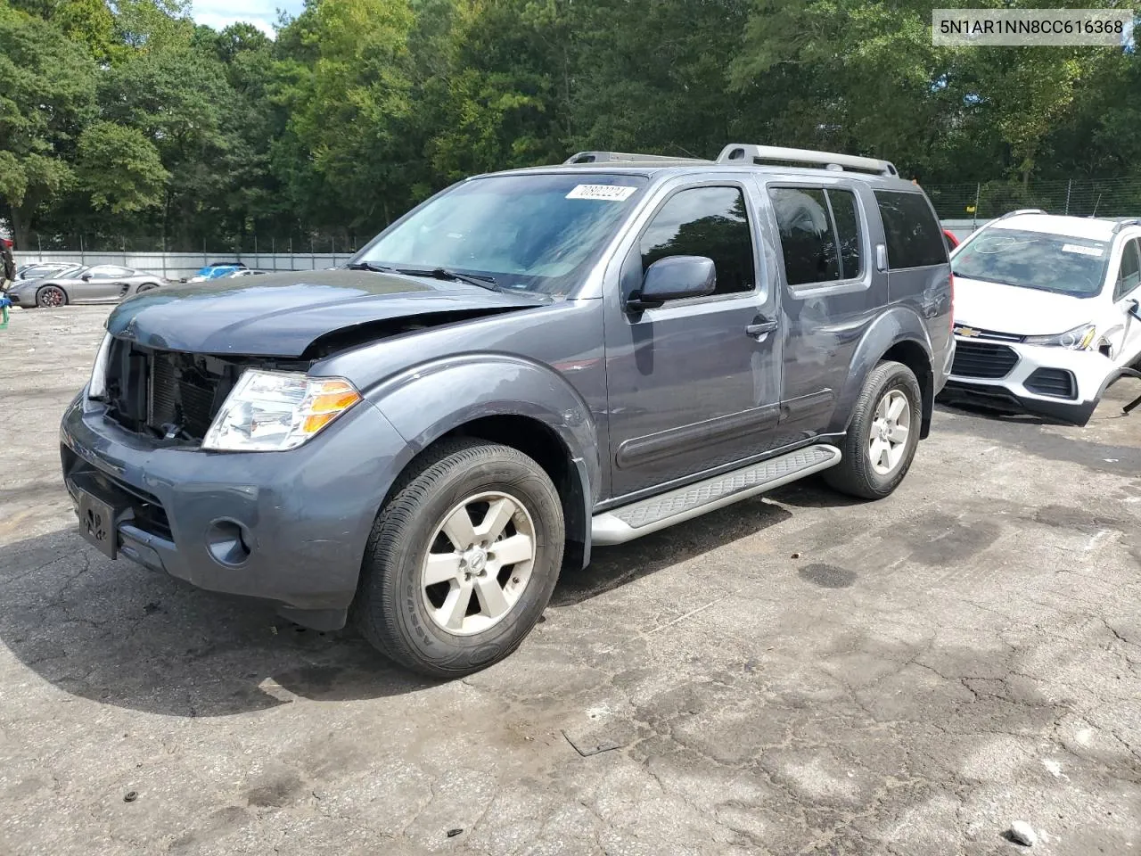 2012 Nissan Pathfinder S VIN: 5N1AR1NN8CC616368 Lot: 70802224