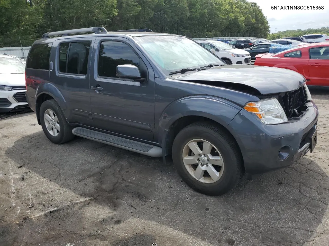 2012 Nissan Pathfinder S VIN: 5N1AR1NN8CC616368 Lot: 70802224