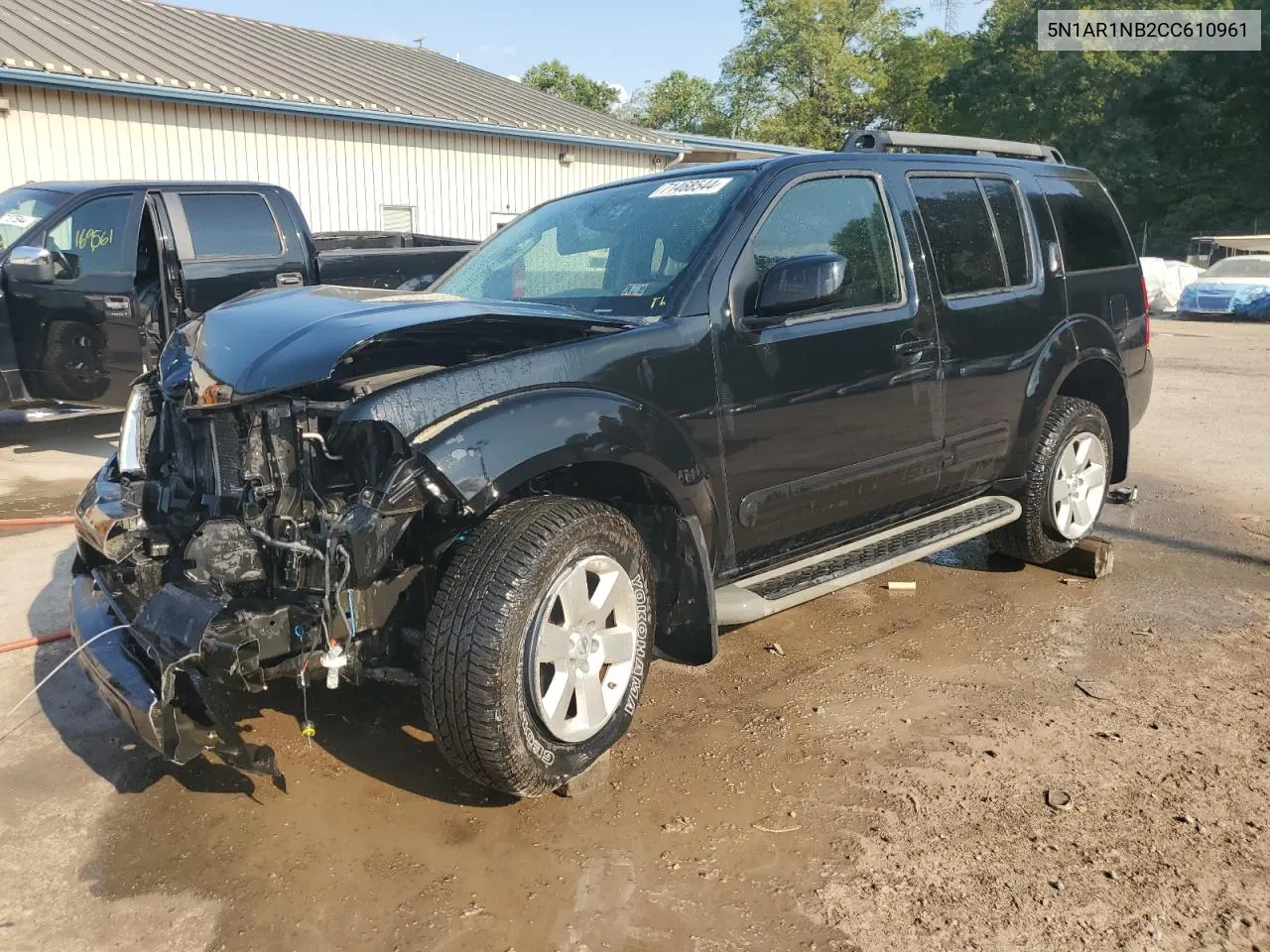 2012 Nissan Pathfinder S VIN: 5N1AR1NB2CC610961 Lot: 71468544