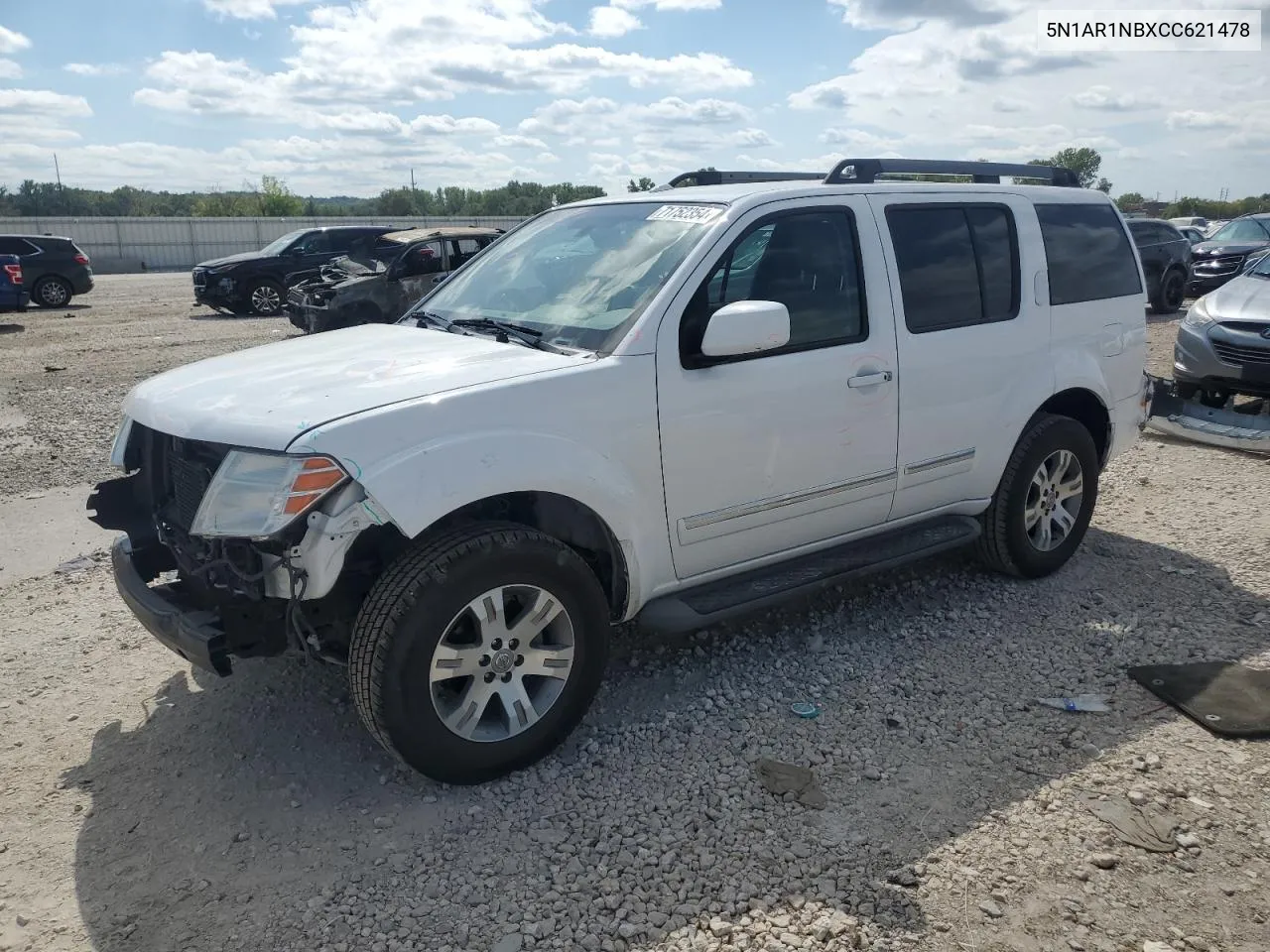 2012 Nissan Pathfinder S VIN: 5N1AR1NBXCC621478 Lot: 71752354