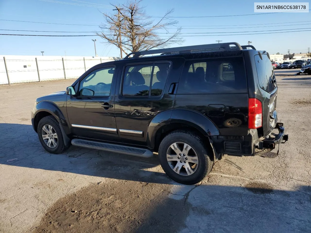 2012 Nissan Pathfinder S VIN: 5N1AR1NB6CC638178 Lot: 71765084