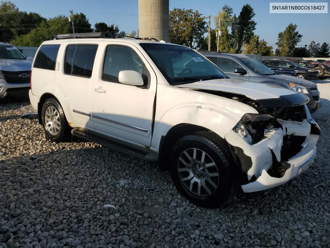 2012 Nissan Pathfinder S VIN: 5N1AR1NB0CC618427 Lot: 71823074