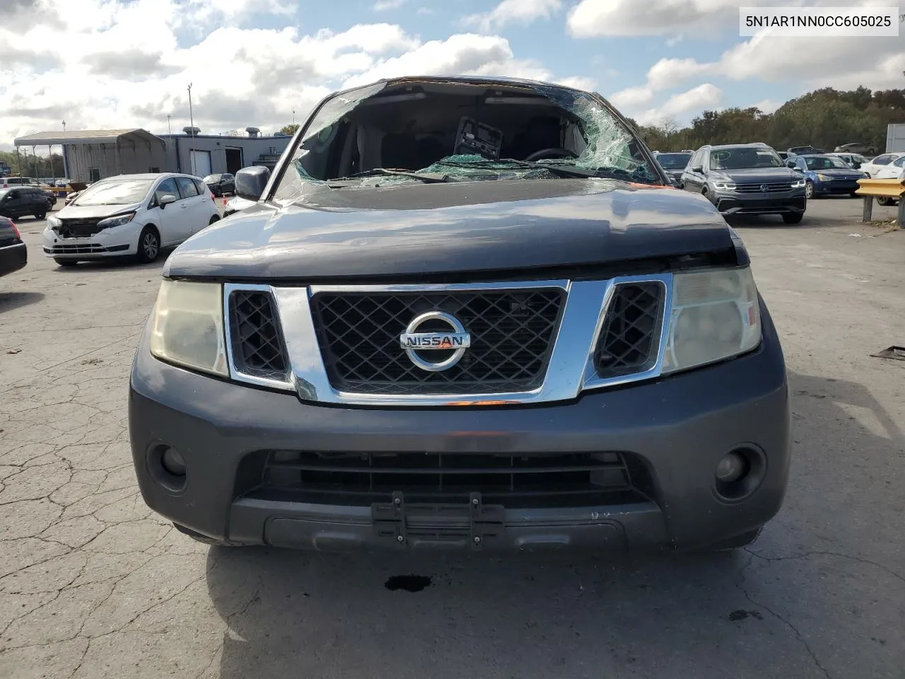 2012 Nissan Pathfinder S VIN: 5N1AR1NN0CC605025 Lot: 73211194