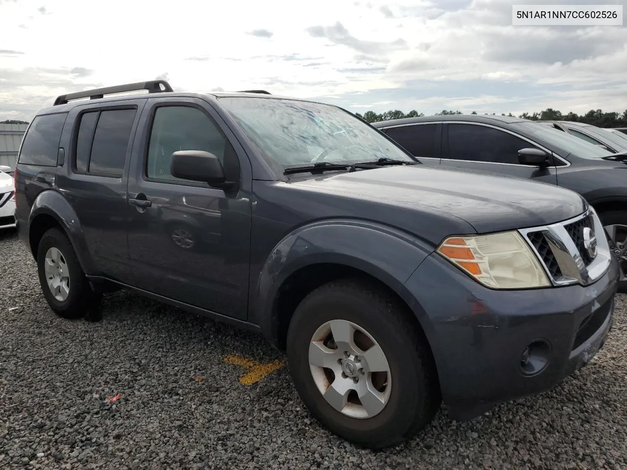 2012 Nissan Pathfinder S VIN: 5N1AR1NN7CC602526 Lot: 73868214