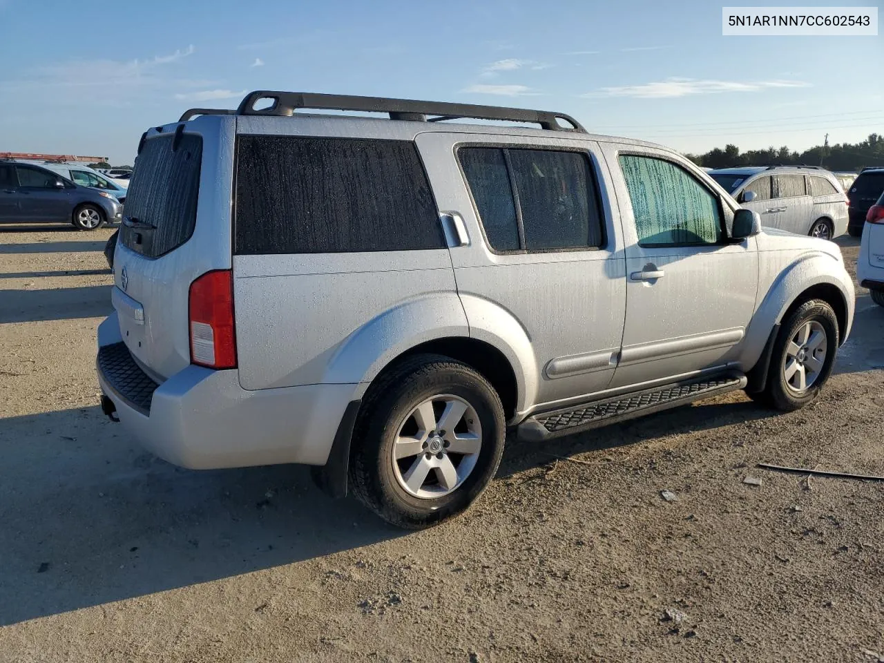 2012 Nissan Pathfinder S VIN: 5N1AR1NN7CC602543 Lot: 74206374