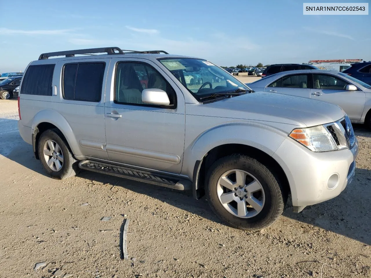 2012 Nissan Pathfinder S VIN: 5N1AR1NN7CC602543 Lot: 74206374