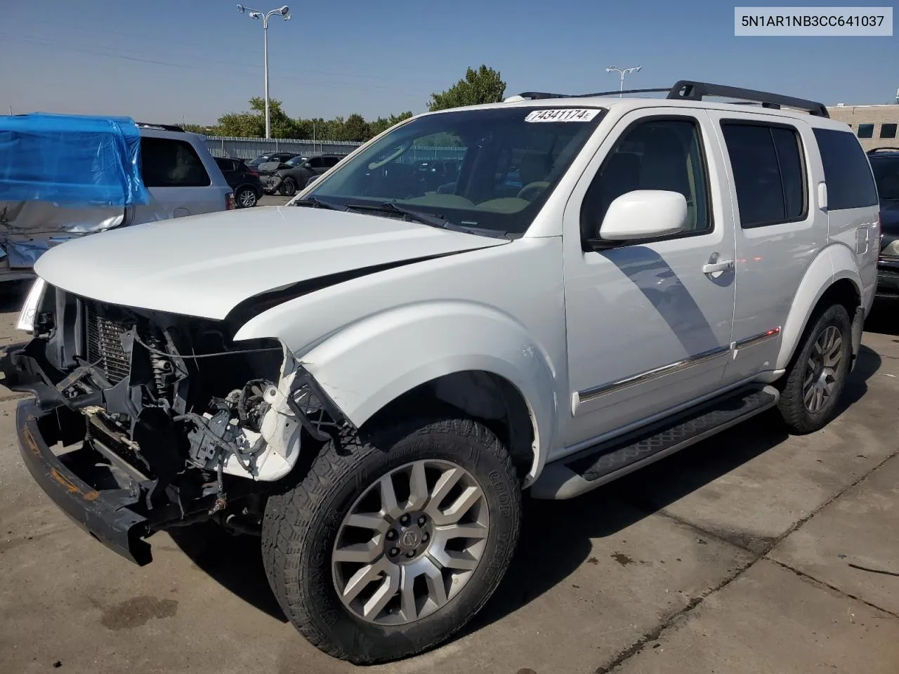 2012 Nissan Pathfinder S VIN: 5N1AR1NB3CC641037 Lot: 74341174