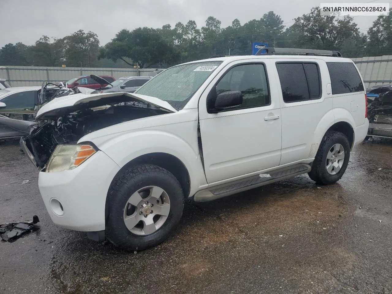 2012 Nissan Pathfinder S VIN: 5N1AR1NN8CC628424 Lot: 74556504