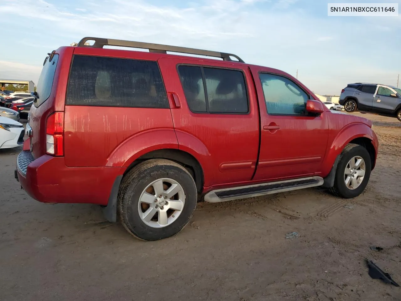 2012 Nissan Pathfinder S VIN: 5N1AR1NBXCC611646 Lot: 74581584