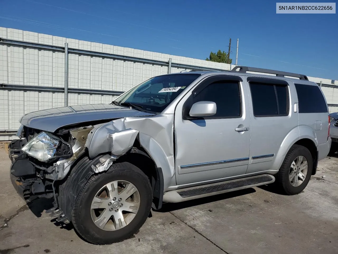 2012 Nissan Pathfinder S VIN: 5N1AR1NB2CC622656 Lot: 74854394