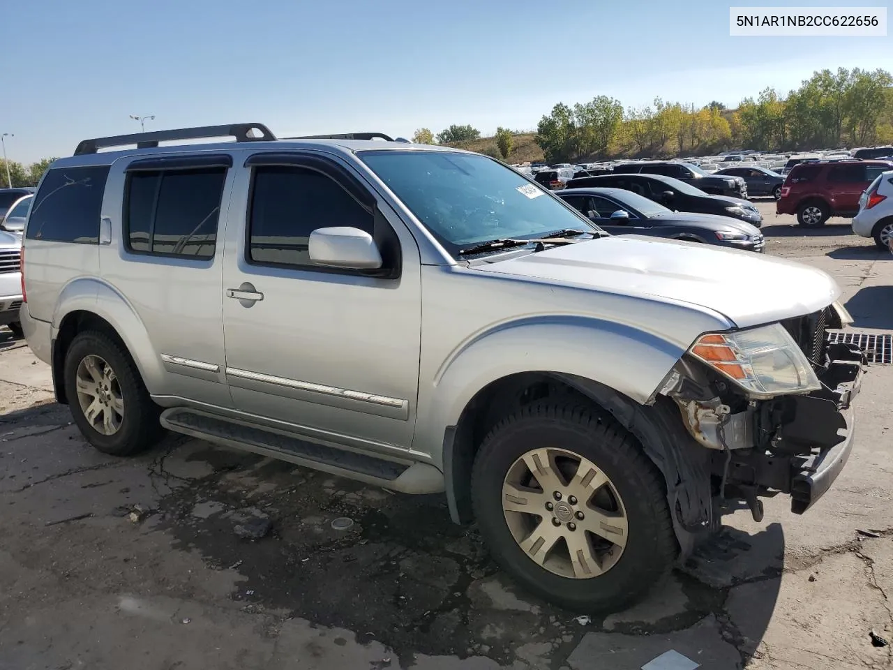 2012 Nissan Pathfinder S VIN: 5N1AR1NB2CC622656 Lot: 74854394