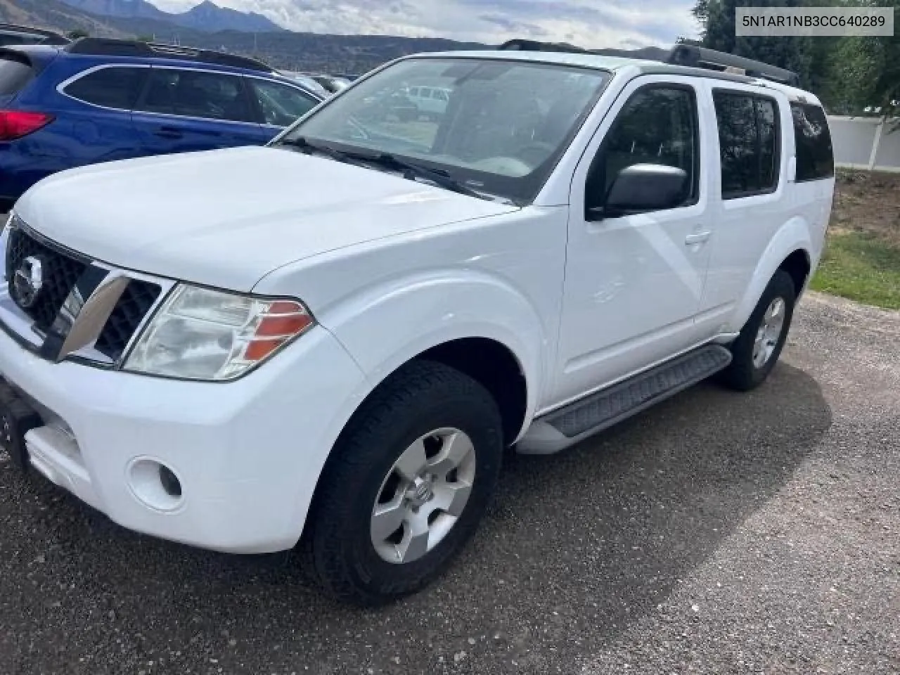 2012 Nissan Pathfinder S VIN: 5N1AR1NB3CC640289 Lot: 75666824