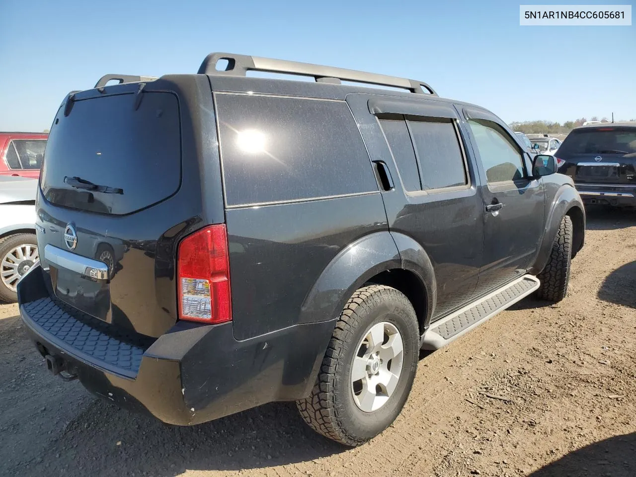 2012 Nissan Pathfinder S VIN: 5N1AR1NB4CC605681 Lot: 76235824