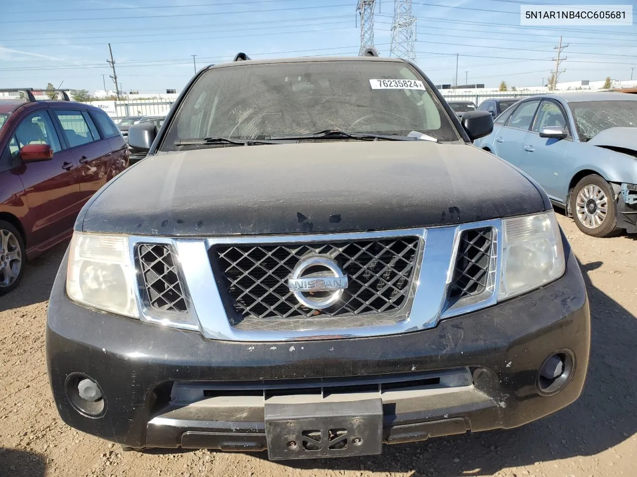 2012 Nissan Pathfinder S VIN: 5N1AR1NB4CC605681 Lot: 76235824