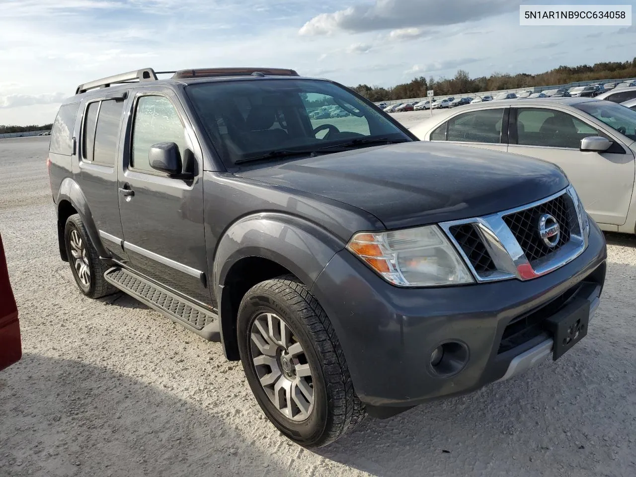 2012 Nissan Pathfinder S VIN: 5N1AR1NB9CC634058 Lot: 76555484