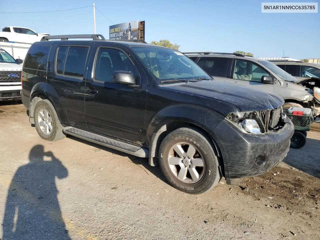 2012 Nissan Pathfinder S VIN: 5N1AR1NN9CC635785 Lot: 76785504