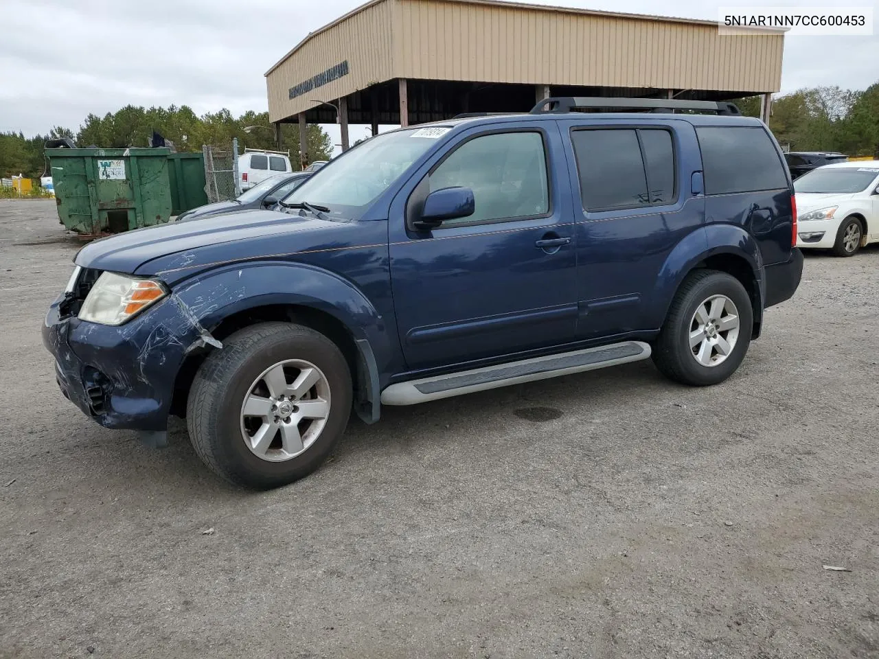 2012 Nissan Pathfinder S VIN: 5N1AR1NN7CC600453 Lot: 77019314