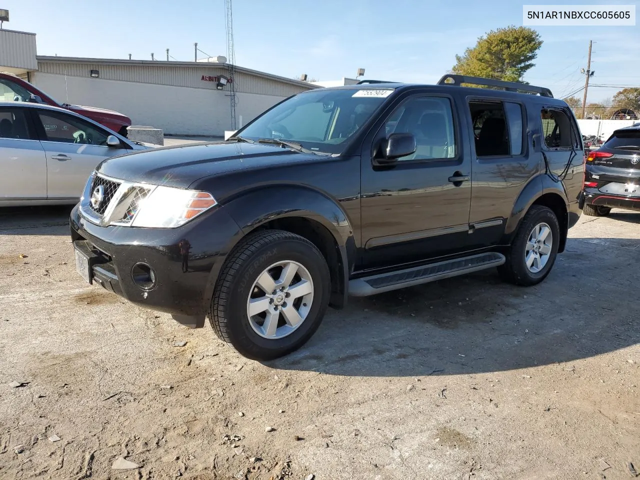 2012 Nissan Pathfinder S VIN: 5N1AR1NBXCC605605 Lot: 77552904