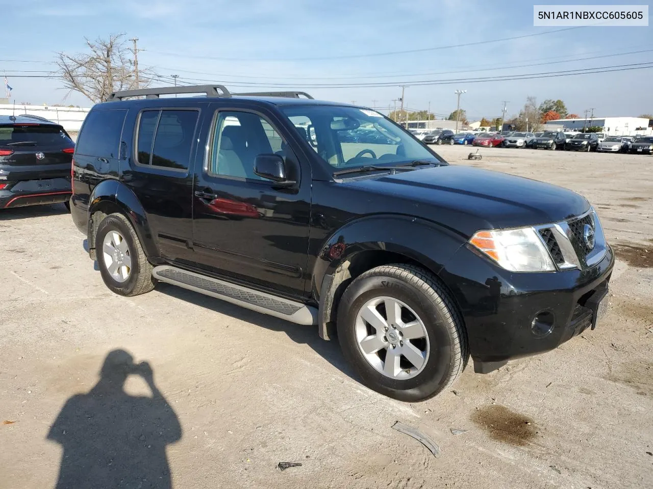 2012 Nissan Pathfinder S VIN: 5N1AR1NBXCC605605 Lot: 77552904