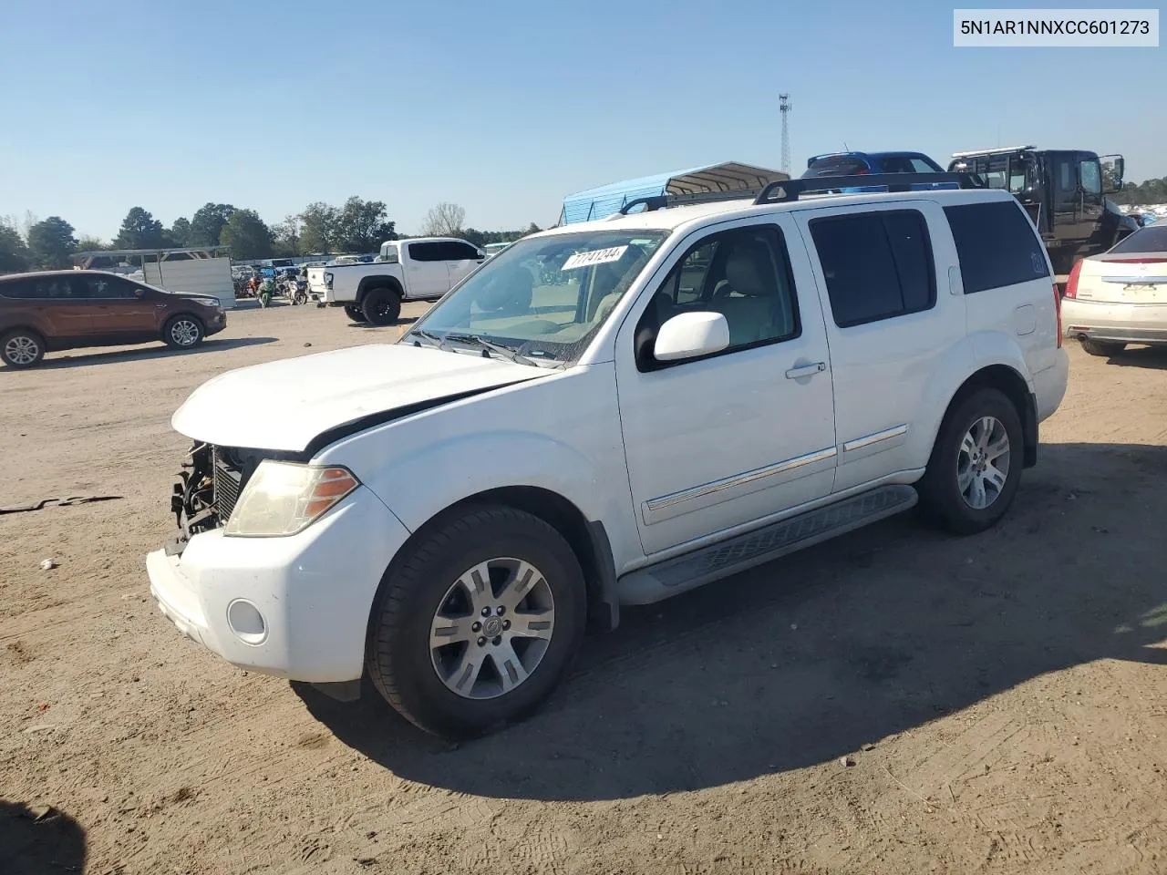 2012 Nissan Pathfinder S VIN: 5N1AR1NNXCC601273 Lot: 77741244