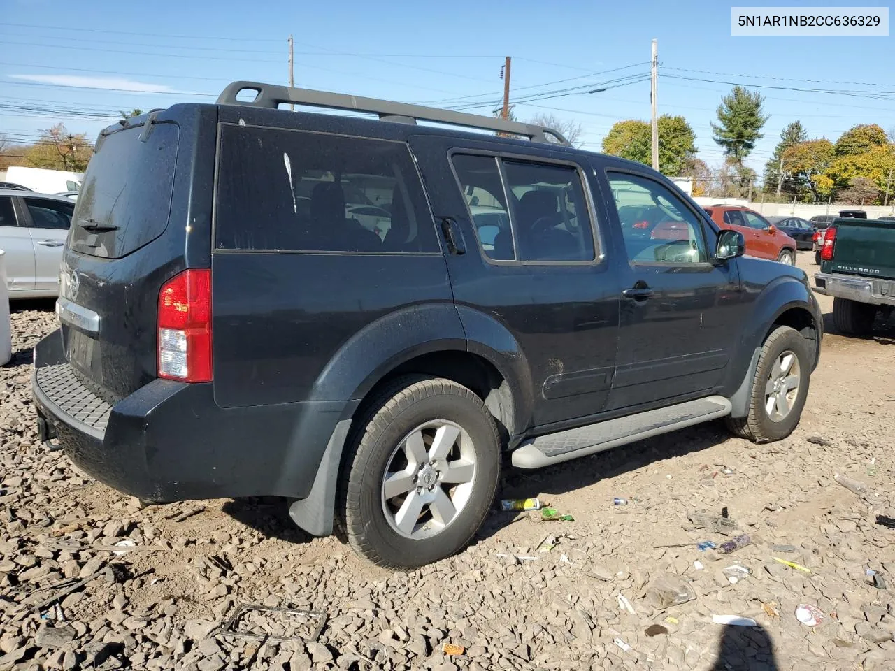 2012 Nissan Pathfinder S VIN: 5N1AR1NB2CC636329 Lot: 79027294