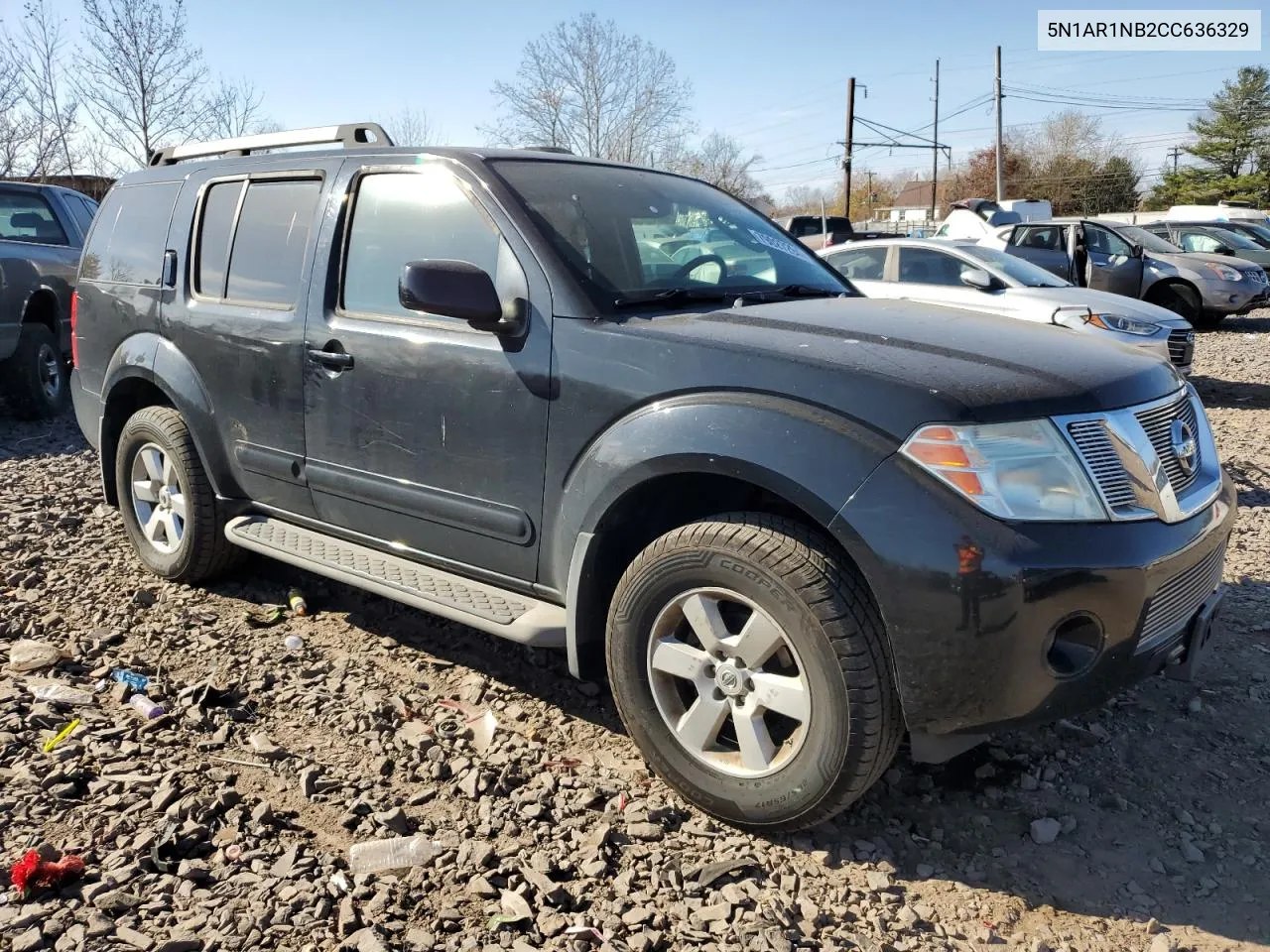 2012 Nissan Pathfinder S VIN: 5N1AR1NB2CC636329 Lot: 79027294