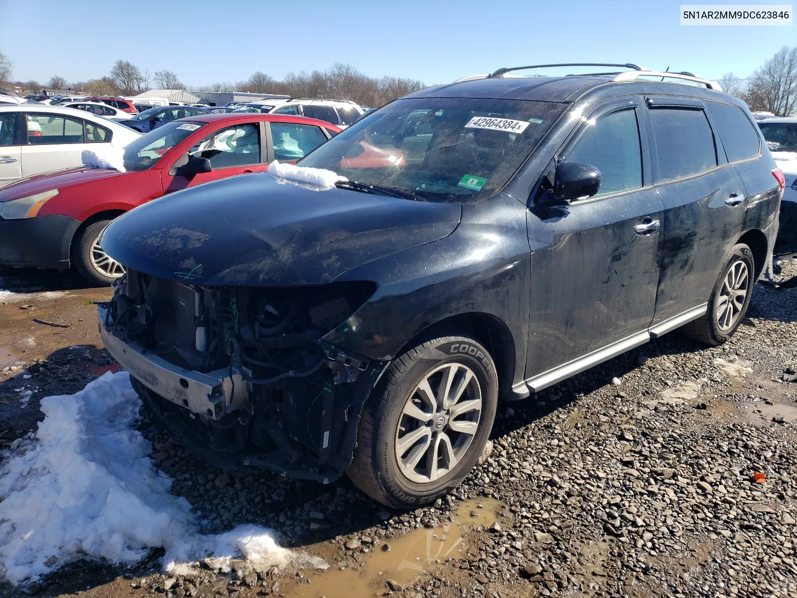 2013 Nissan Pathfinder S VIN: 5N1AR2MM9DC623846 Lot: 42964384