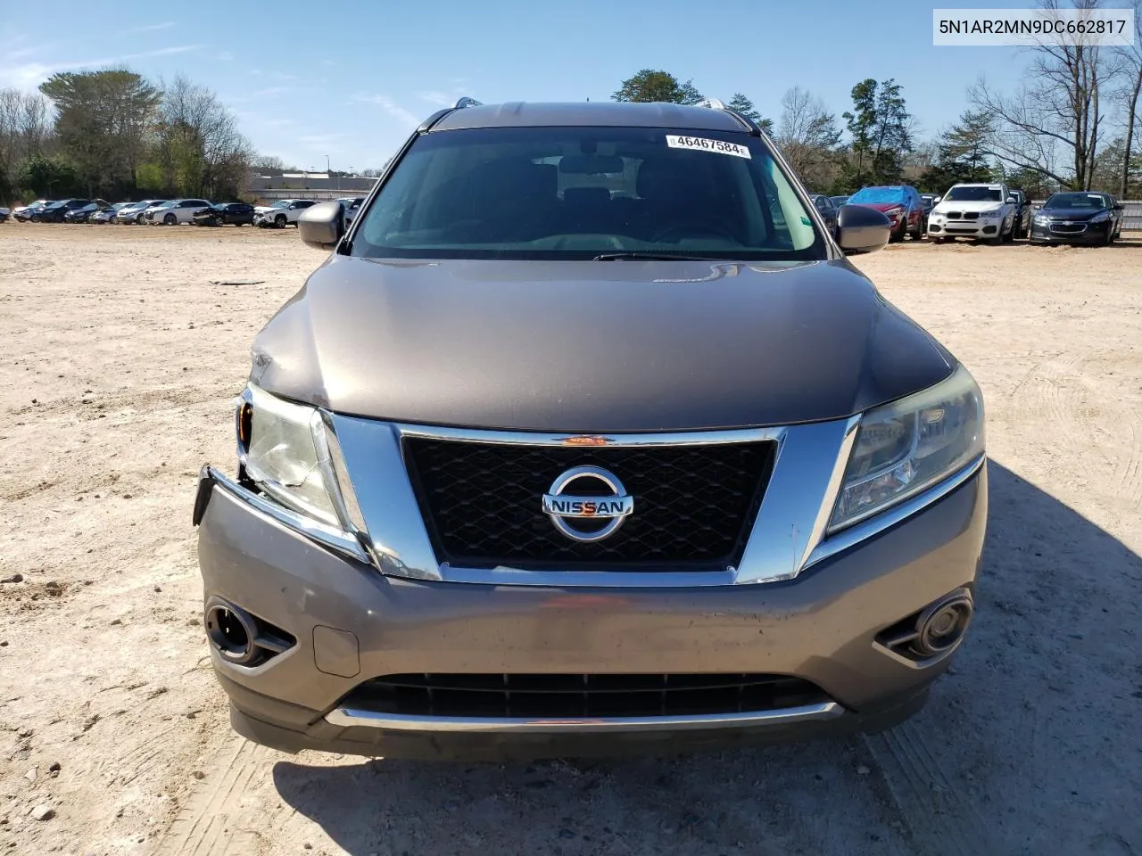 2013 Nissan Pathfinder S VIN: 5N1AR2MN9DC662817 Lot: 46467584