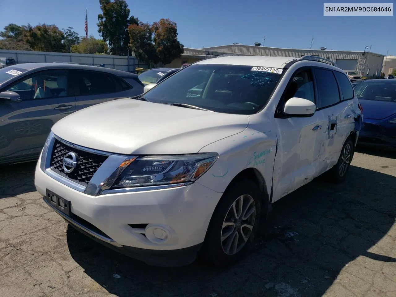 2013 Nissan Pathfinder S VIN: 5N1AR2MM9DC684646 Lot: 48805194