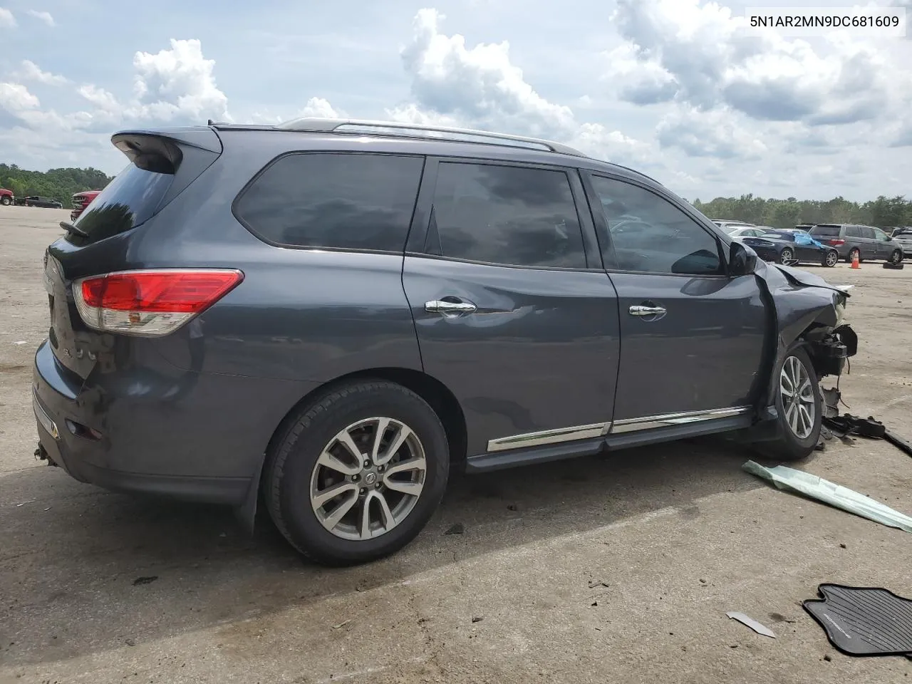 2013 Nissan Pathfinder S VIN: 5N1AR2MN9DC681609 Lot: 55925774