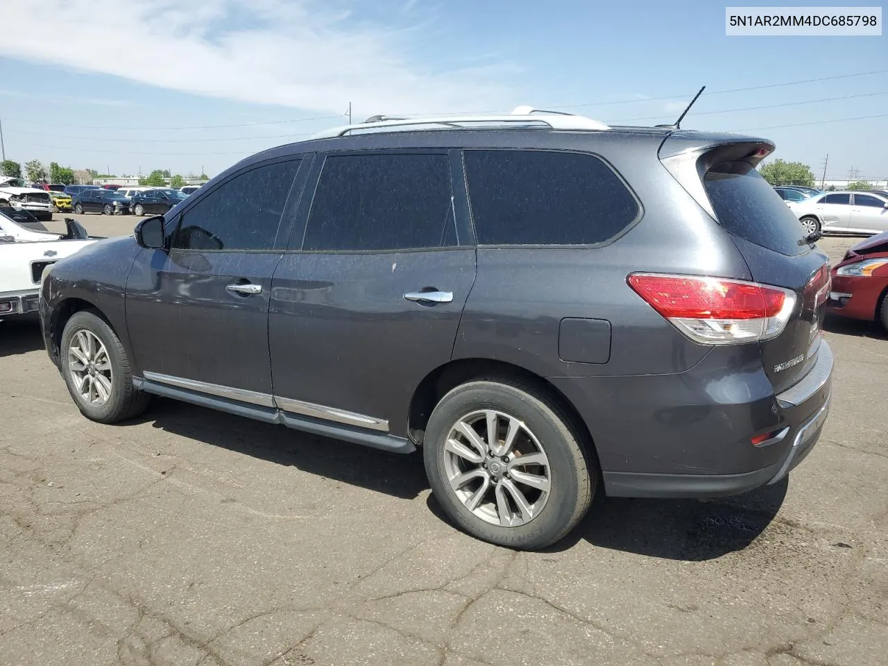 2013 Nissan Pathfinder S VIN: 5N1AR2MM4DC685798 Lot: 57348534