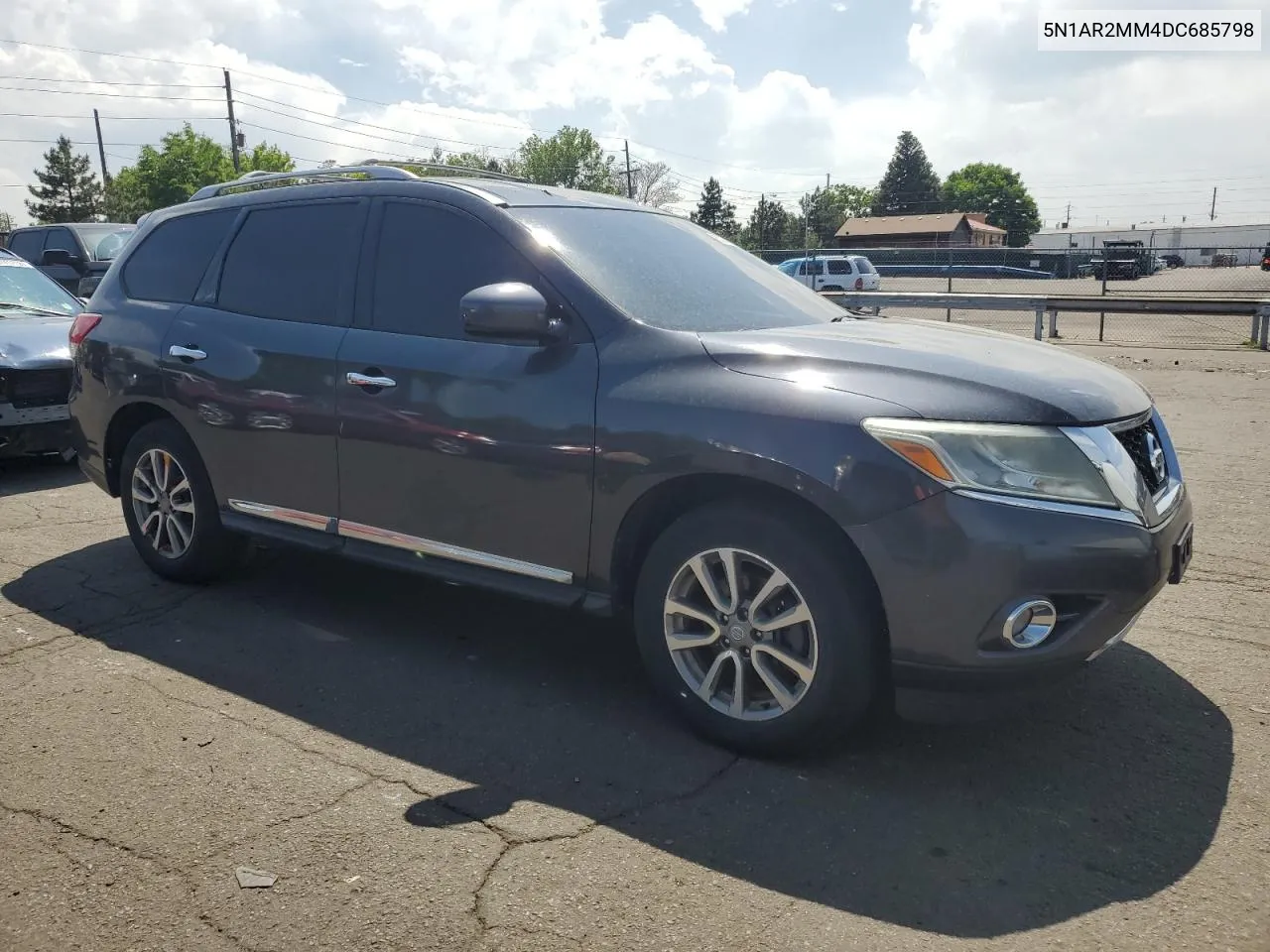 2013 Nissan Pathfinder S VIN: 5N1AR2MM4DC685798 Lot: 57348534