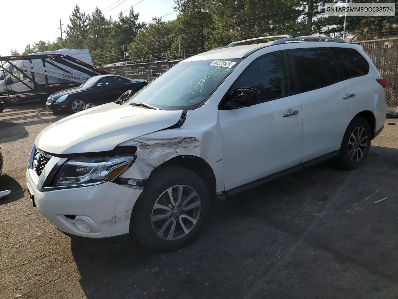 2013 Nissan Pathfinder S VIN: 5N1AR2MM8DC633574 Lot: 58280304