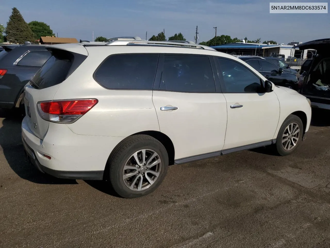 2013 Nissan Pathfinder S VIN: 5N1AR2MM8DC633574 Lot: 58280304