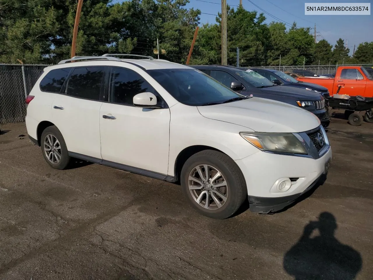 2013 Nissan Pathfinder S VIN: 5N1AR2MM8DC633574 Lot: 58280304