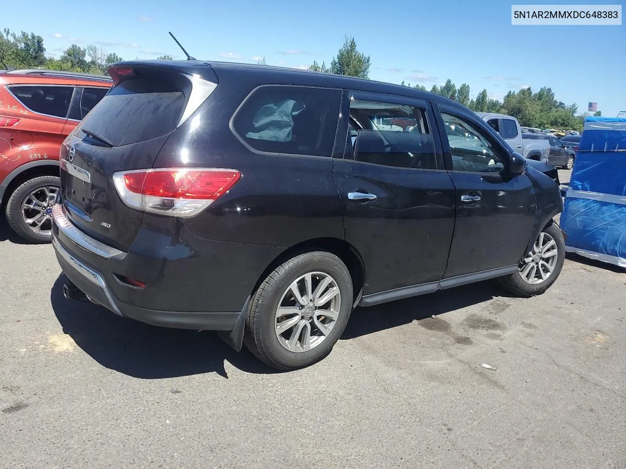 2013 Nissan Pathfinder S VIN: 5N1AR2MMXDC648383 Lot: 59970464