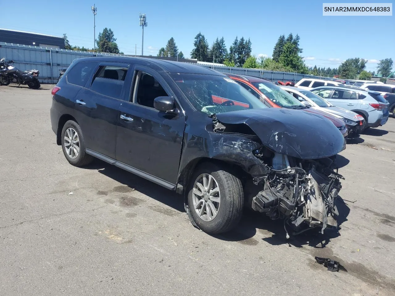 2013 Nissan Pathfinder S VIN: 5N1AR2MMXDC648383 Lot: 59970464