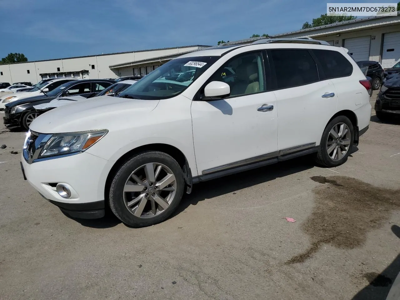 2013 Nissan Pathfinder S VIN: 5N1AR2MM7DC673273 Lot: 60296544